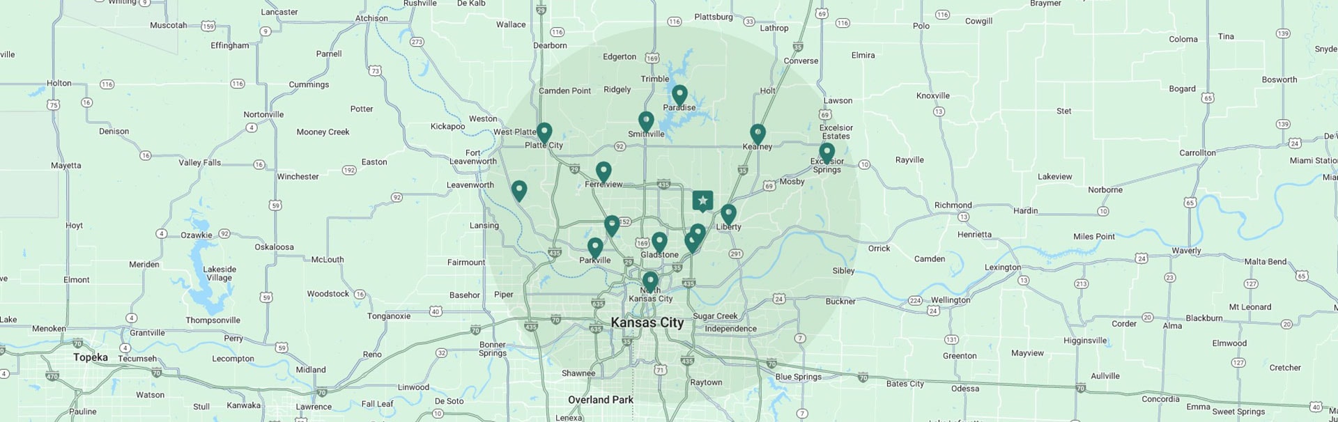Locations Redwood Map
